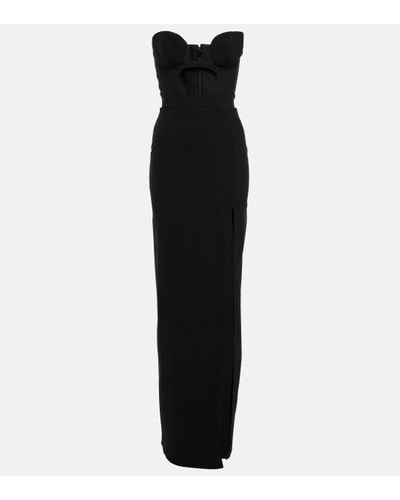 Nensi Dojaka Cutout Maxi Dress - Black