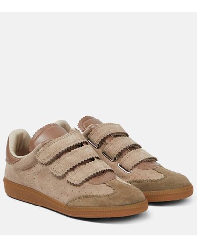 Isabel Marant Beth Suede Low-top Trainers - Brown