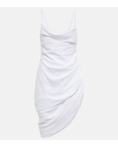 Jacquemus Mini-robe "la robe saudade" - Blanc