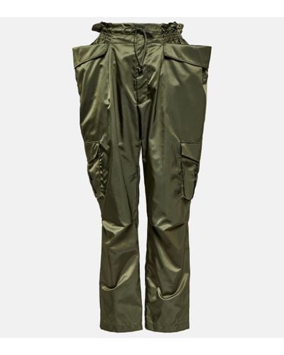 Noir Kei Ninomiya Cargo Trousers - Green