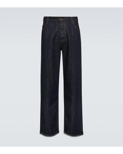 The Row Ross Mid-rise Straight Jeans - Blue