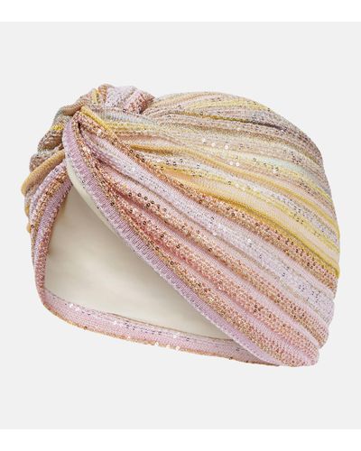 Missoni Sequined Knit Headband - Pink