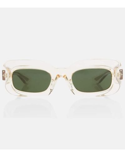 Khaite Eckige Sonnenbrille 1966C - Grün