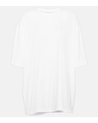 The Row T-shirt oversize en coton - Blanc