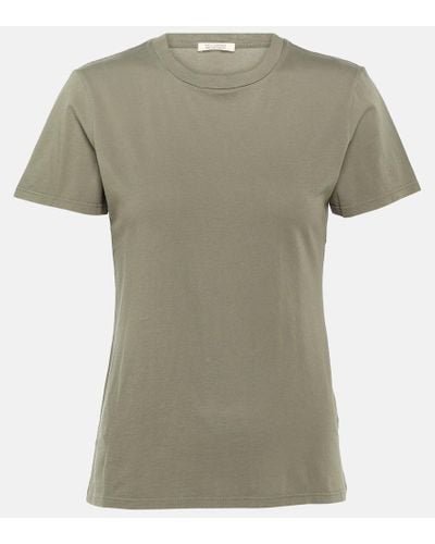 Nili Lotan T-Shirt Mariela aus Baumwoll-Jersey - Grün
