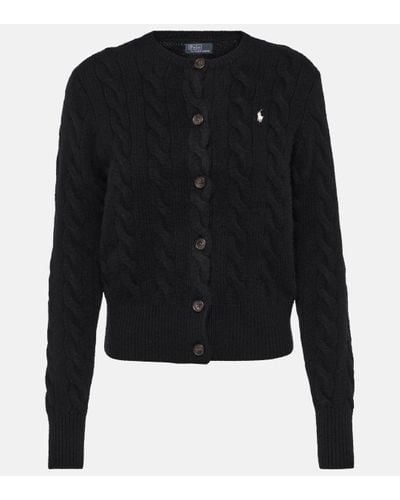 Polo Ralph Lauren Cardigan en laine et cachemire - Noir