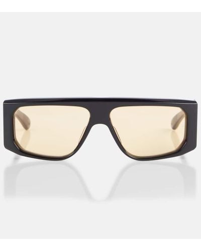 Jacques Marie Mage Cliff Flat-top Sunglasses - Brown
