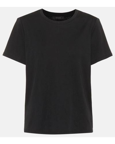 The Row Wesler Cotton T-shirt - Black