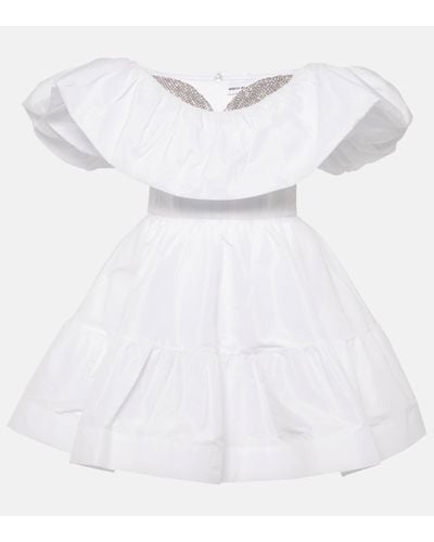 Rebecca Vallance Bridal Mallory Off-shoulder Minidress - White