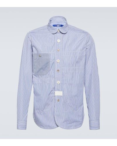 Junya Watanabe Oxford-Hemd aus Baumwolle - Blau