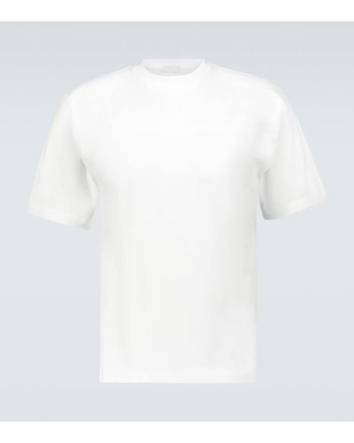 Prada Camiseta de algodón de manga corta - Blanco