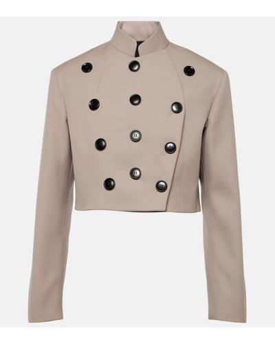 Alaïa Wool Jacket - Natural