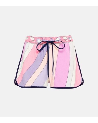 Emilio Pucci Striped Toweling Shorts - Multicolor