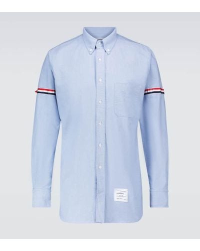 Thom Browne Hemd aus Baumwolle - Blau