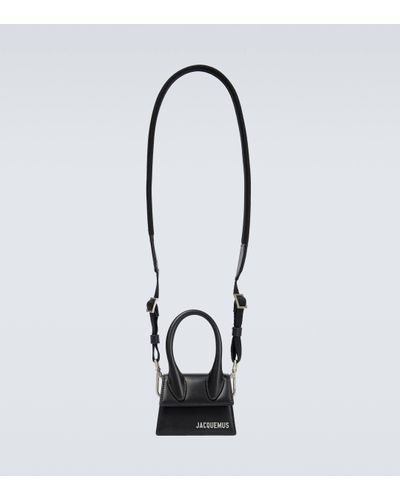 Jacquemus Le Chiquito Logo-embellished Mini Leather Bag - Black