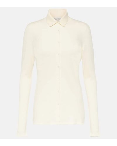 Gabriela Hearst Camicia Deidre in lana - Bianco