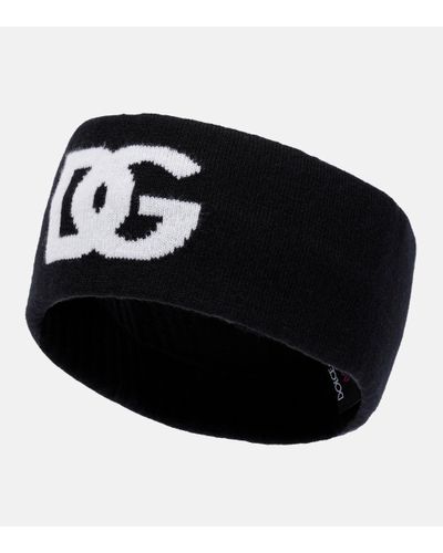 Dolce & Gabbana Stirnband aus einem Wollgemisch - Schwarz