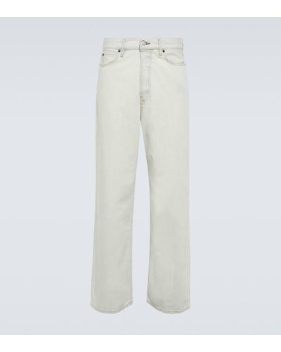 Acne Studios 1981m Low-rise Wide-leg Jeans - White