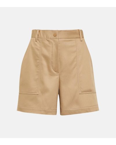 Moncler Shorts in misto cotone - Neutro