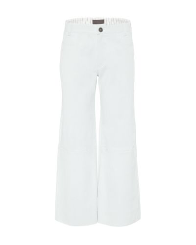 Stouls Lilou High-rise Leather Trousers - White