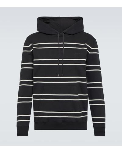 Saint Laurent Sudadera con capucha de forro polar - Negro