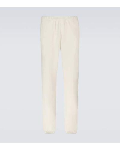 Les Tien Pantalones deportivos de algodon - Blanco