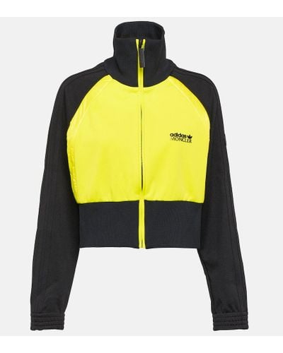 Moncler Genius X Adidas chaqueta deportiva - Amarillo