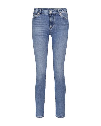 AG Jeans High-Rise Slim Jeans Mari - Blau