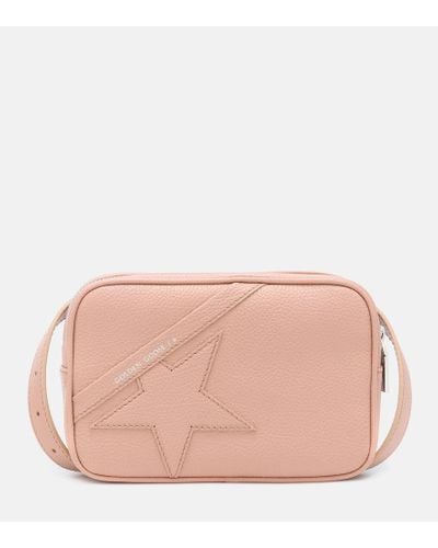 Golden Goose Guerteltasche Star Mini aus Leder - Pink