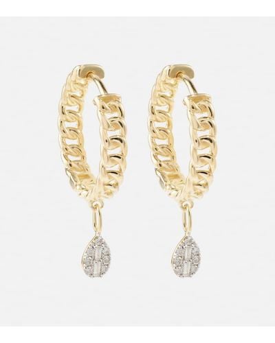 STONE AND STRAND 10kt Gold Earrings With Diamonds - Metallic