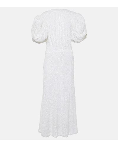 ROTATE BIRGER CHRISTENSEN Bridal Robe mit Pailletten - Weiß