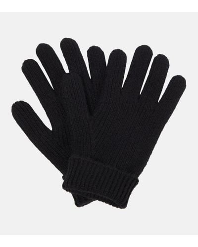 Totême Handschuhe aus Kaschmir - Schwarz