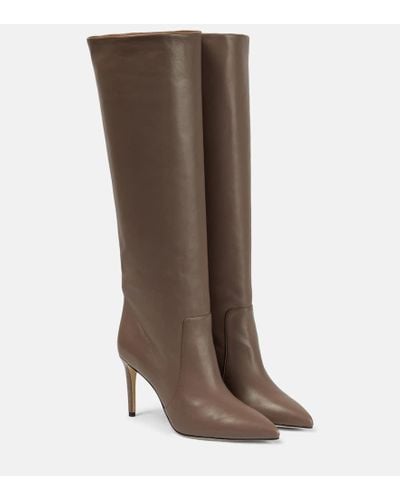 Paris Texas Leather Knee-high Boots - Brown