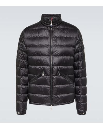 Moncler Agay Quilted Down Jacket - Black