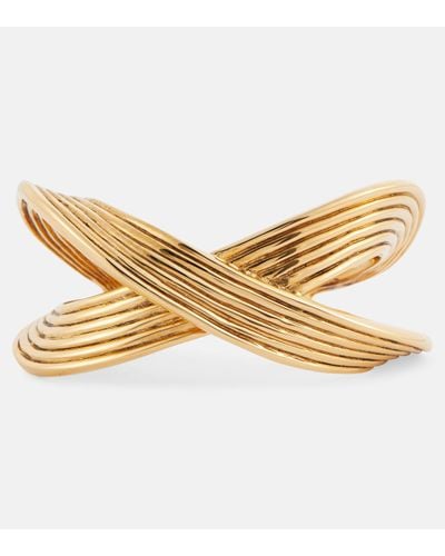 Saint Laurent Link Cuff Bracelet - Metallic
