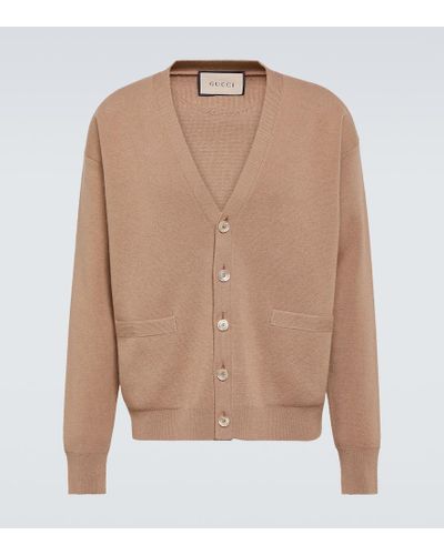 Gucci Cashmere Cardigan - Brown