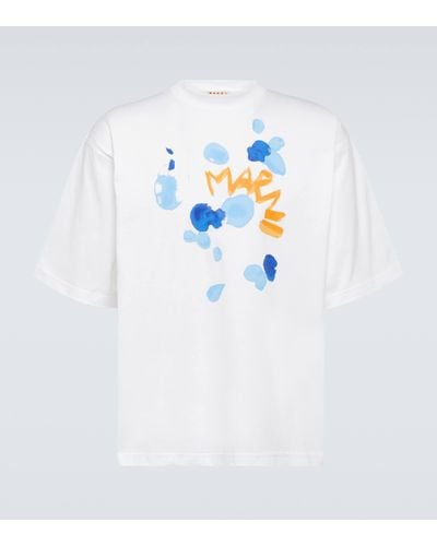 Marni Cotton Jersey T-shirt - White