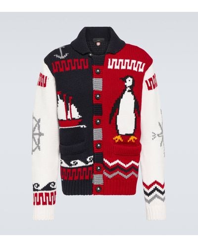 Alanui Nautical Virgin Wool Jacket - Red