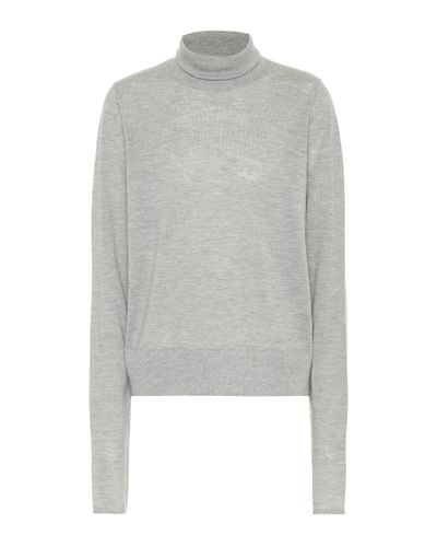 Co. Cashmere Turtleneck Sweater - Gray