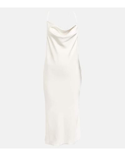 ROTATE BIRGER CHRISTENSEN Kleid aus recyceltem Polyester - Weiß