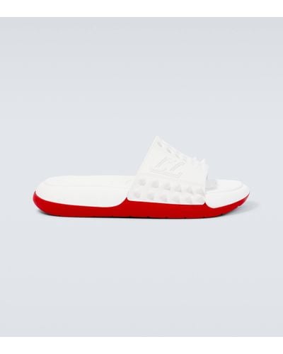 Christian Louboutin Take It Easy Embellished Sandals - Red