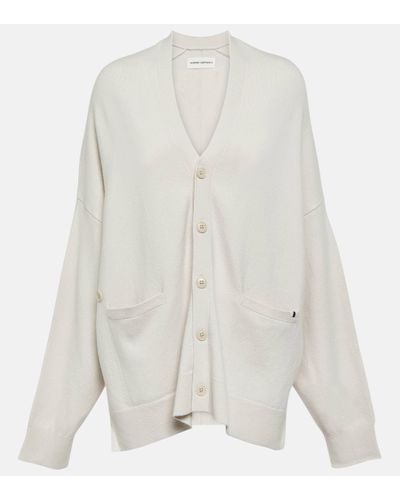 Extreme Cashmere N°24 Tokio Cashmere-blend Cardigan - White