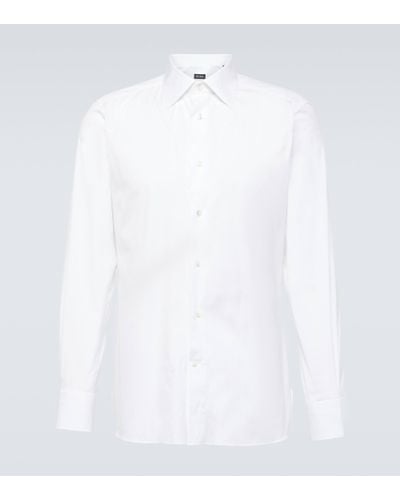 Zegna Chemise en coton - Blanc