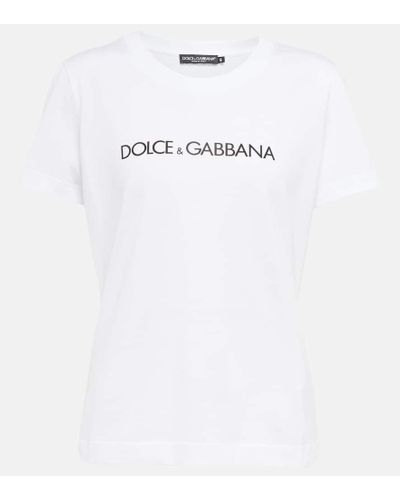 Dolce & Gabbana T-Shirt aus Baumwolle - Weiß