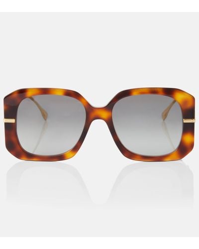 Fendi Graphy Oversized Sunglasses - Brown
