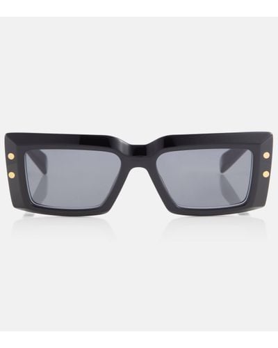 Balmain Imperial Rectangular Sunglasses - Black