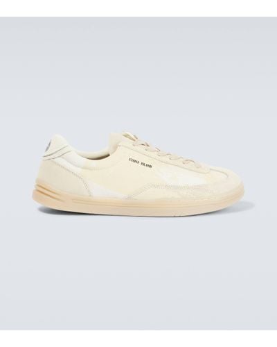 Stone Island Rock Suede Trainers - White