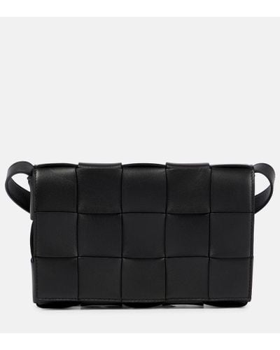 Bottega Veneta Borsa a spalla Cassette in pelle - Nero