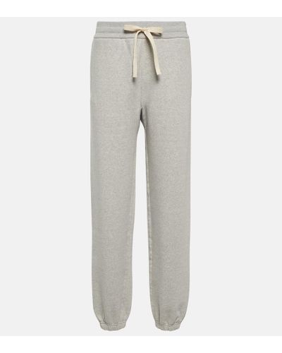 Jil Sander Cotton Jersey Sweatpants - Gray