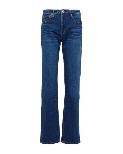 AG Jeans Knoxx High-rise Boyfriend Jeans - Blue